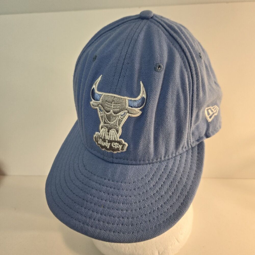 New Era 9FIFTY Hardwood Classics NBA Chicago Bulls Windy City Blue Fitted Hat 8